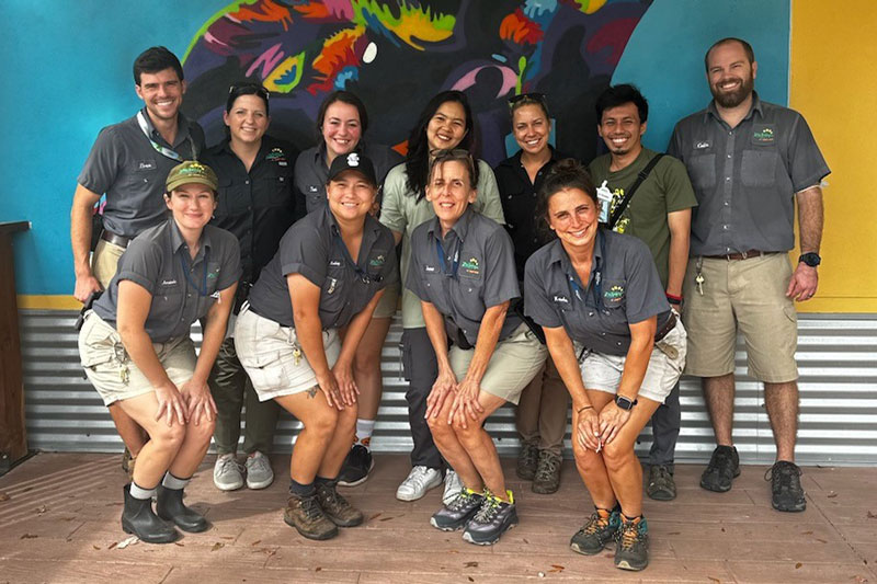 ZooTampa's primates team with vets from BOSF