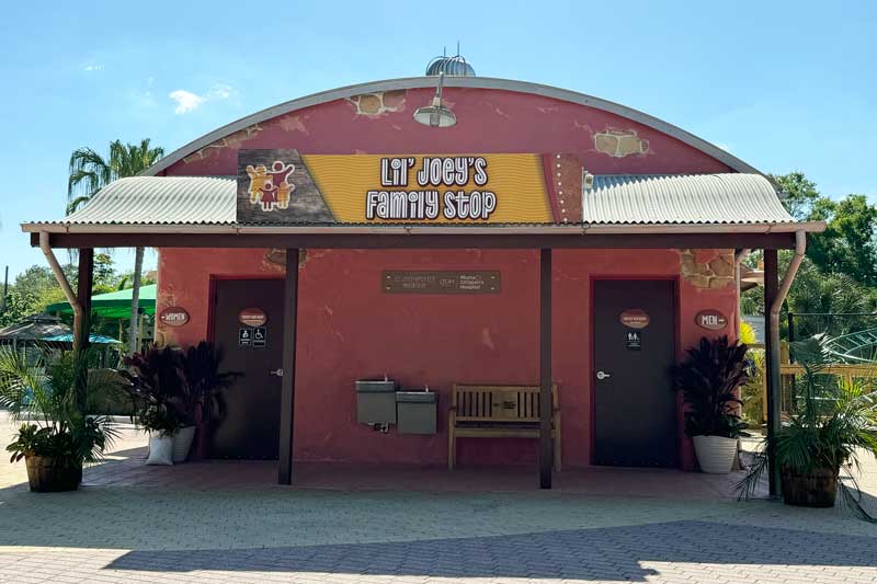 Exterior shot of the Lil Joey's Family Stop presented by TGH Muma Children's Hospital