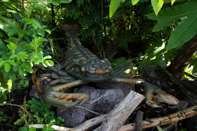 Giant sea scorpion animatronic
