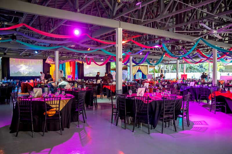 Private event at the covered event pavilion