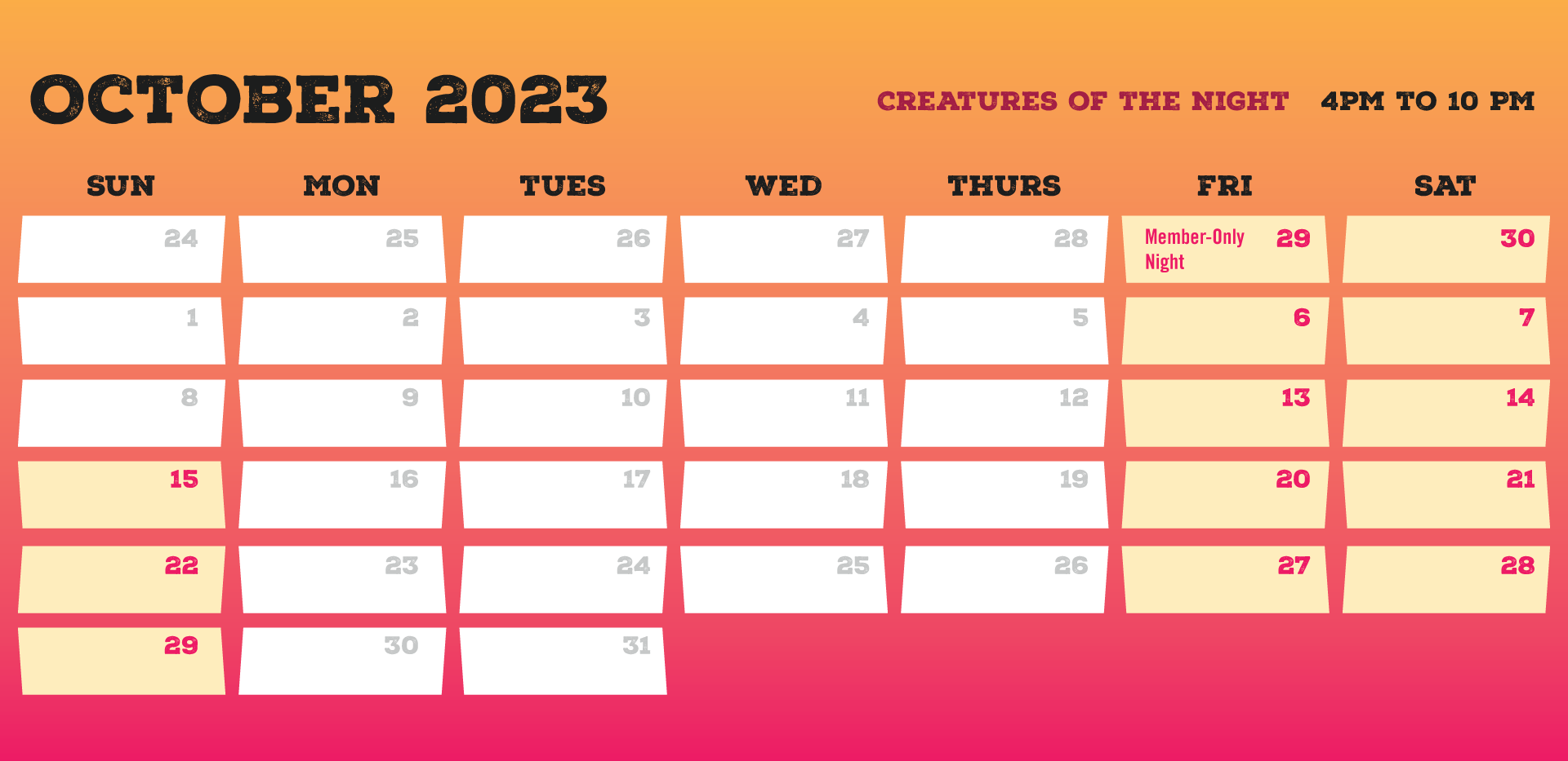 Creatures of the Night - ZooTampa at Lowry Park