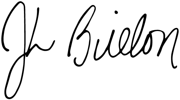 JL Bielon signature