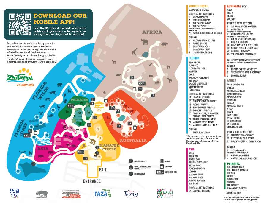 Explore The Zoo - ZooTampa at Lowry Park