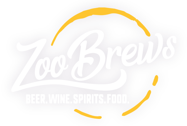ZooBrews Reversed logo with a shadow